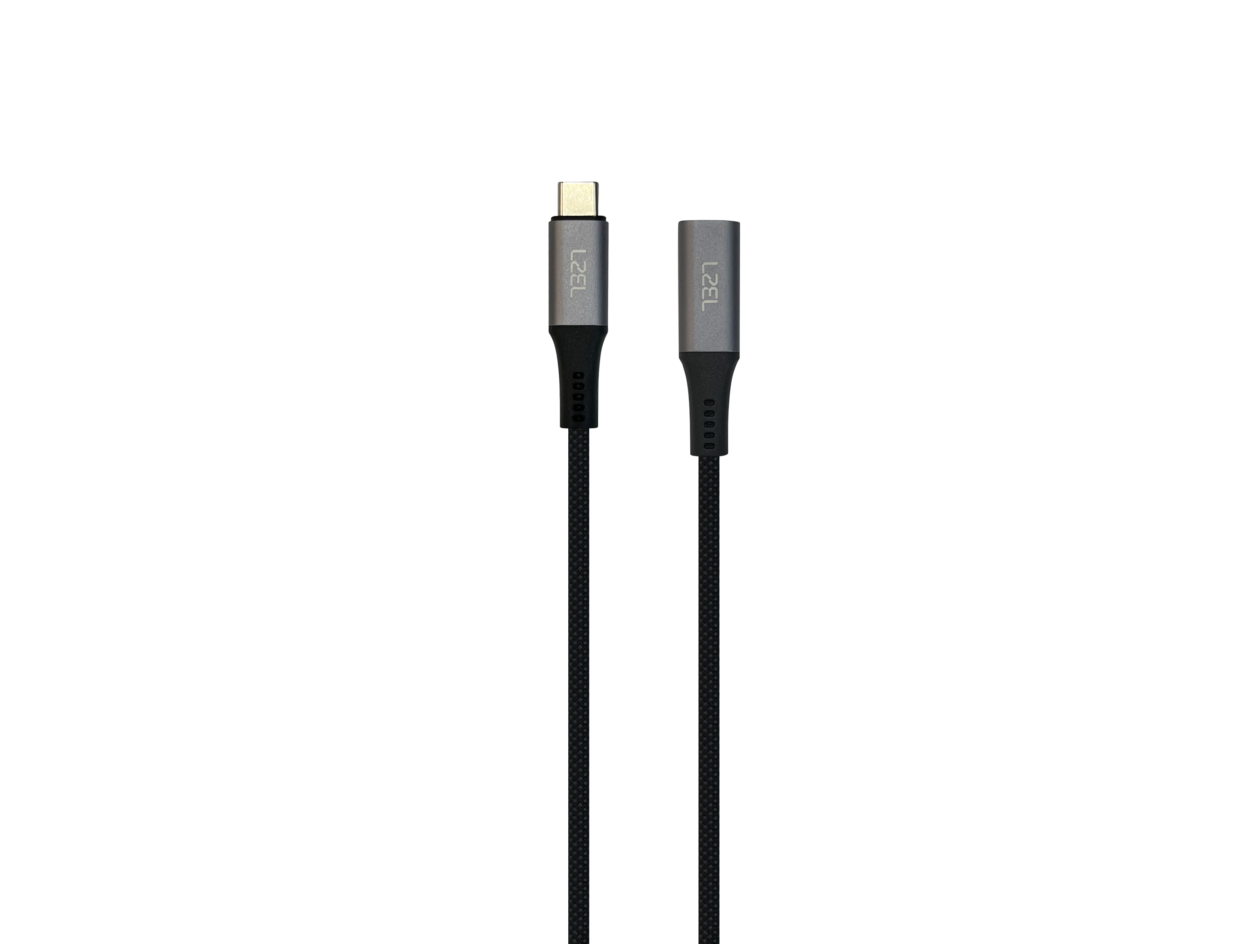 LZEL Celeris Power Link 240W USB-C to USB-C Female Extension Cable 1.5m | Black