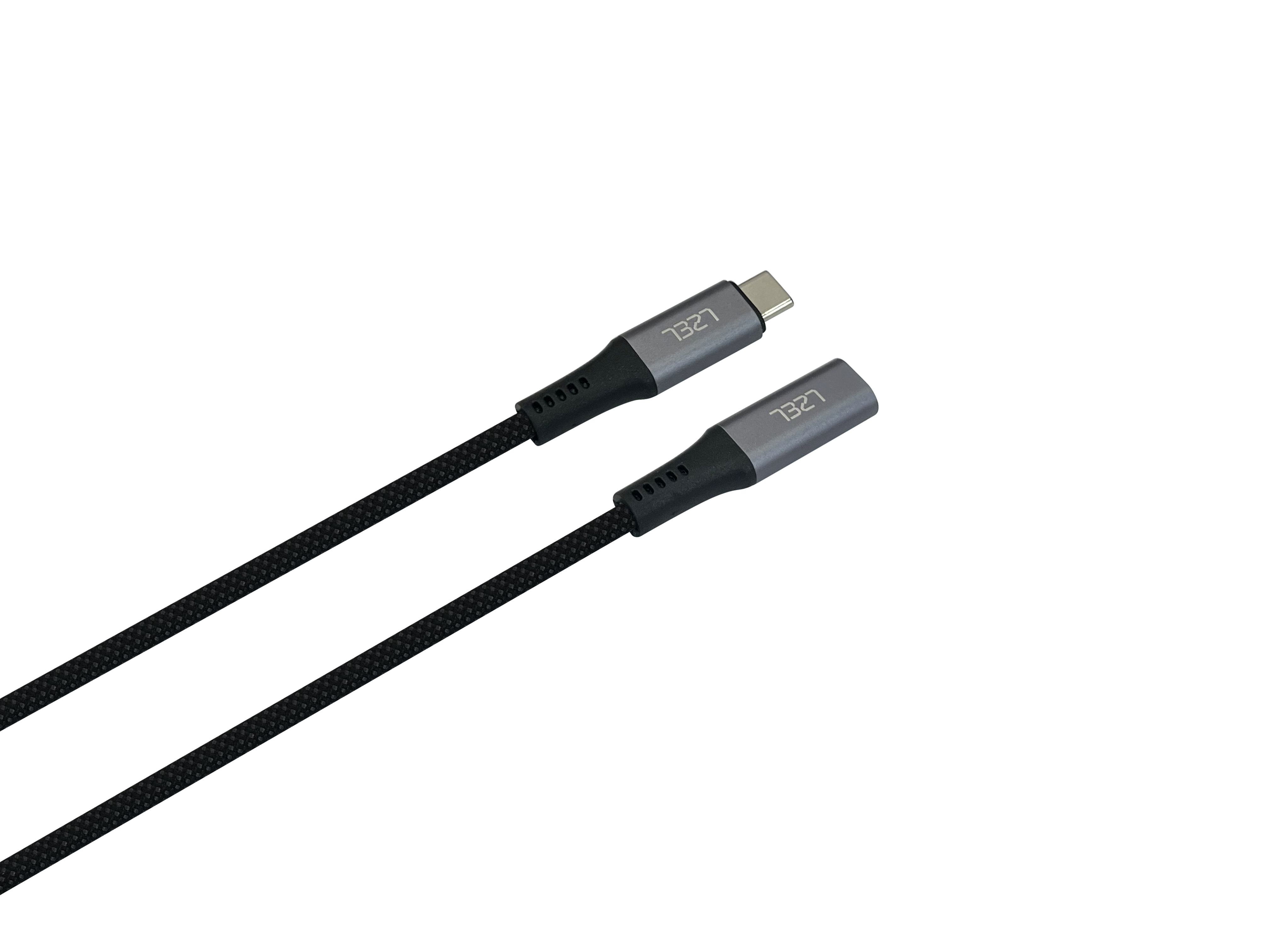 LZEL Celeris Power Link 240W USB-C to USB-C Female Extension Cable 1.5m | Black
