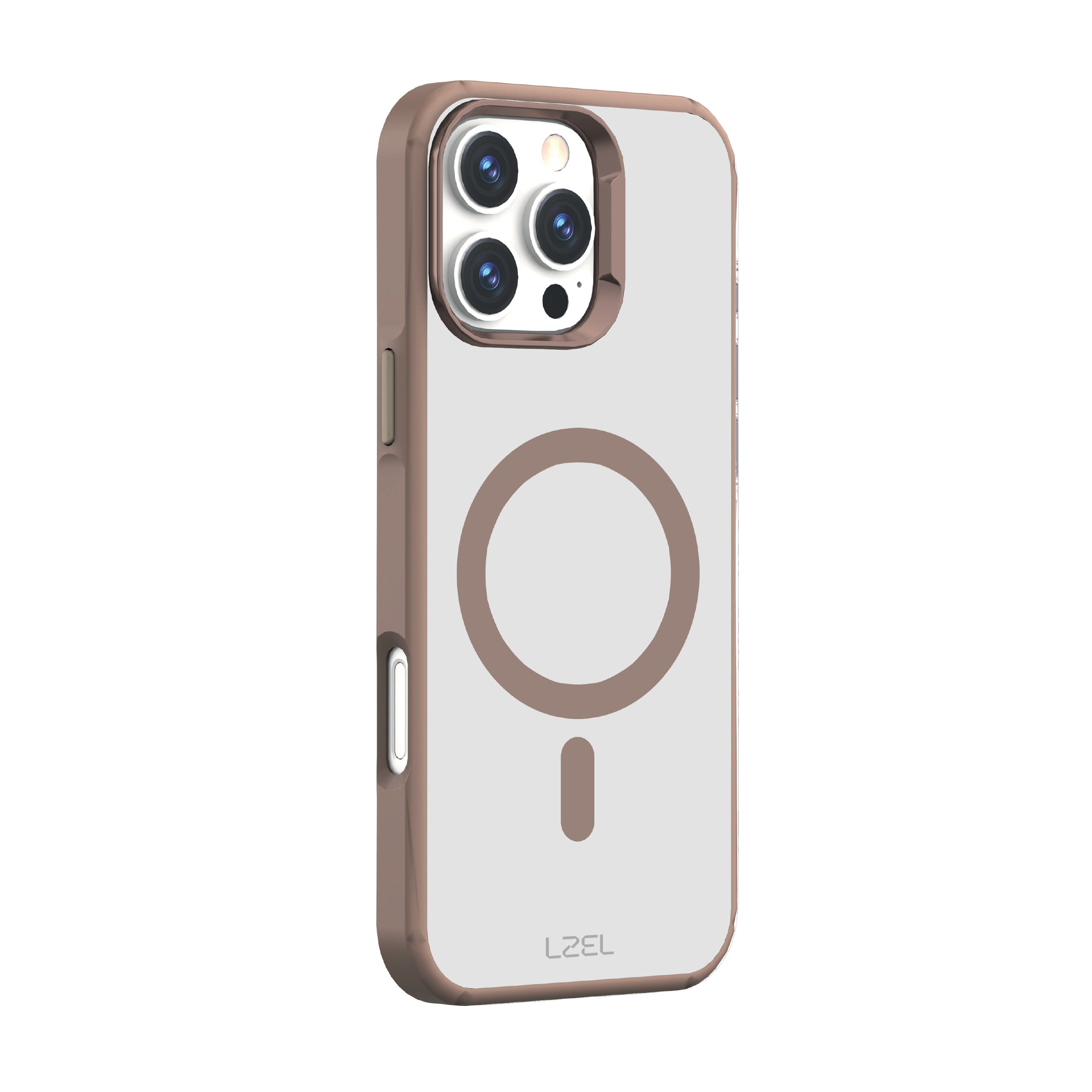 LZEL iPhone 16 Pro Mag Fusion Prime Clear Matt With Magsafe | Gold