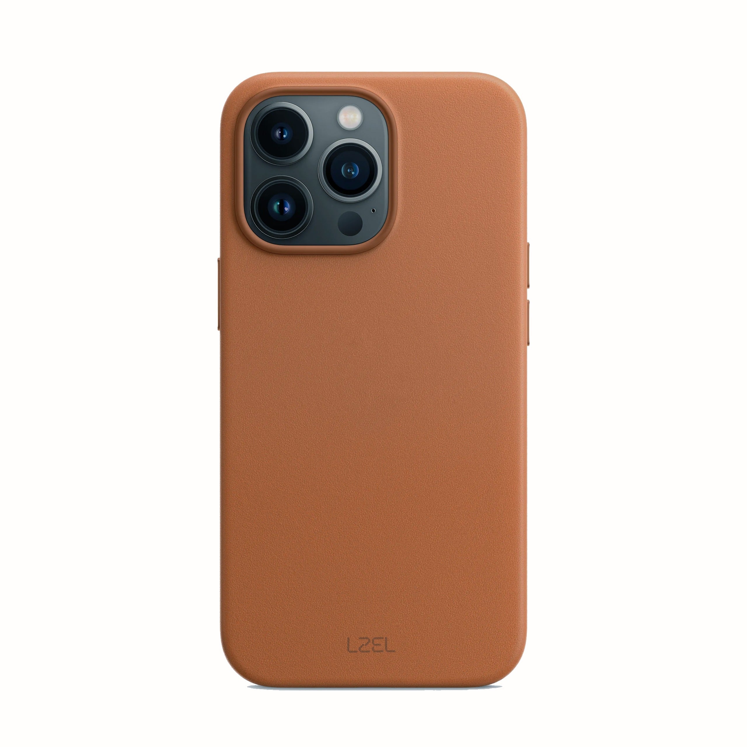 LZEL iPhone 16 Pro Mag Leather Elite Case Brown