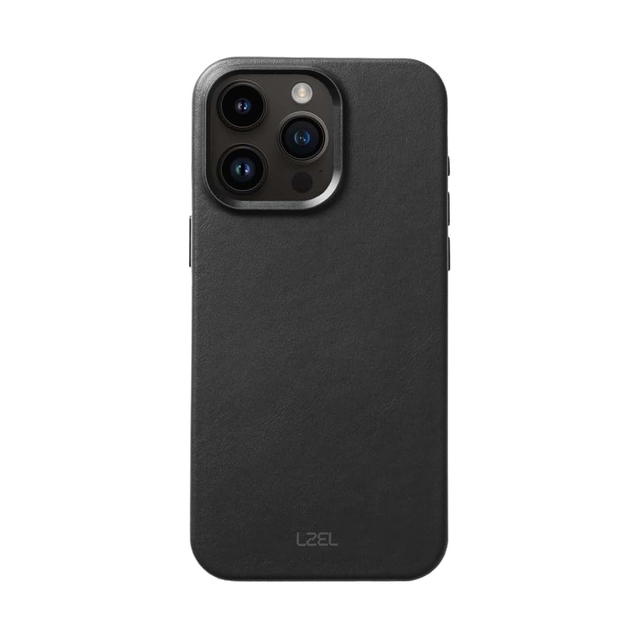 LZEL iPhone 16 Pro Mag Leather Elite Case Black