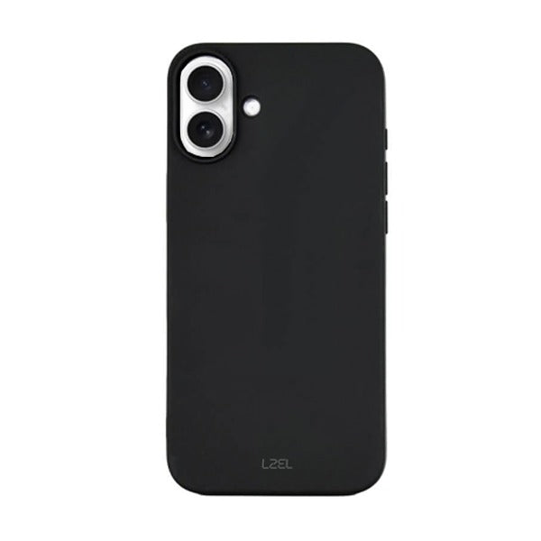 LZEL iPhone 16 MagLeather Case Black