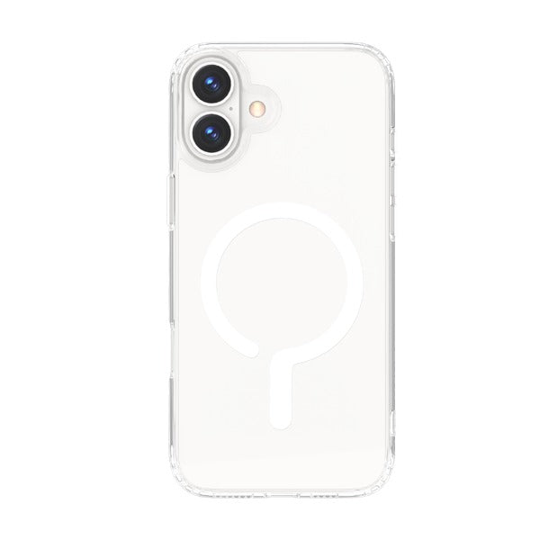 LZEl iPhone 16 Plus Magclear Fusion Case With Magsafe Clear | White