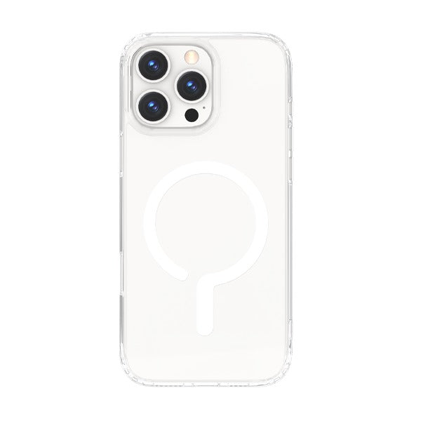 LZEL iPhone 16 Pro Magclear Fusion Case With Magsafe Clear/White