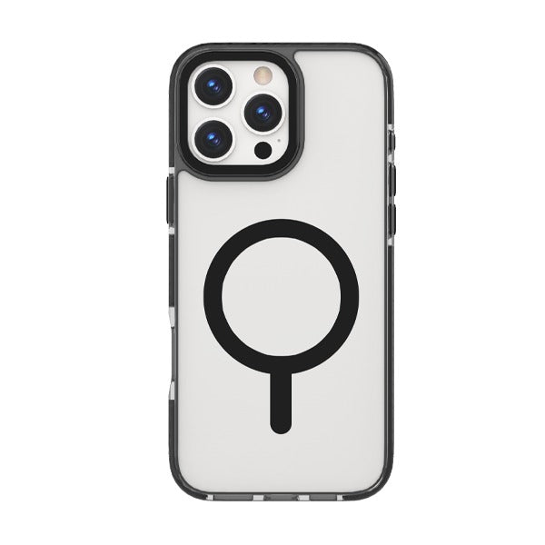 LZEL iPhone 16 Pro MagHex Armor Clear Case With Magsafe | Black