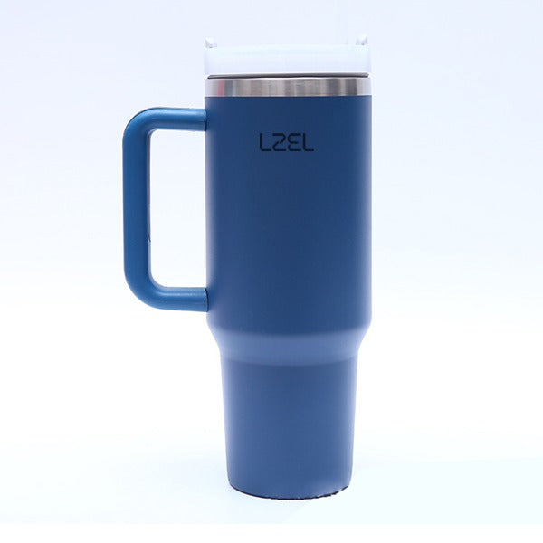 LZEL Tumbler With Handle 800ML Aqua Pure Vacuum Insulated Strom Sea