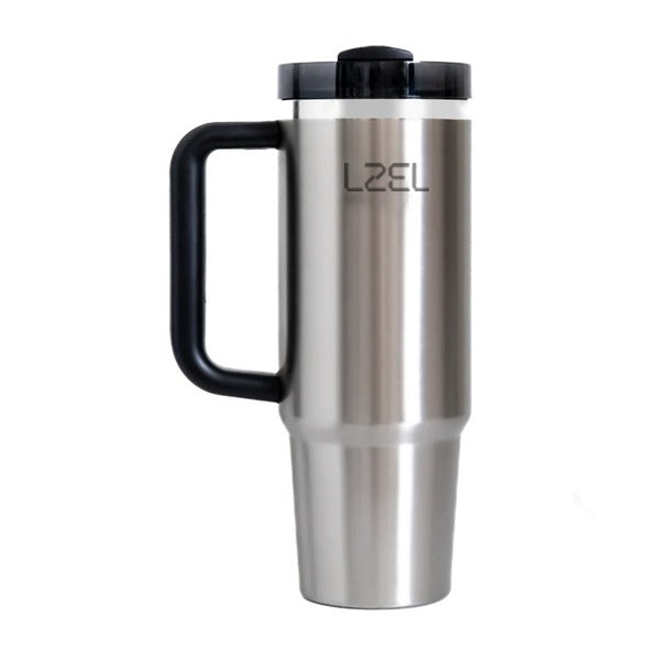 LZEL Tumbler With Handle 800ML Aqua Pure Vacuum Insulated Steel