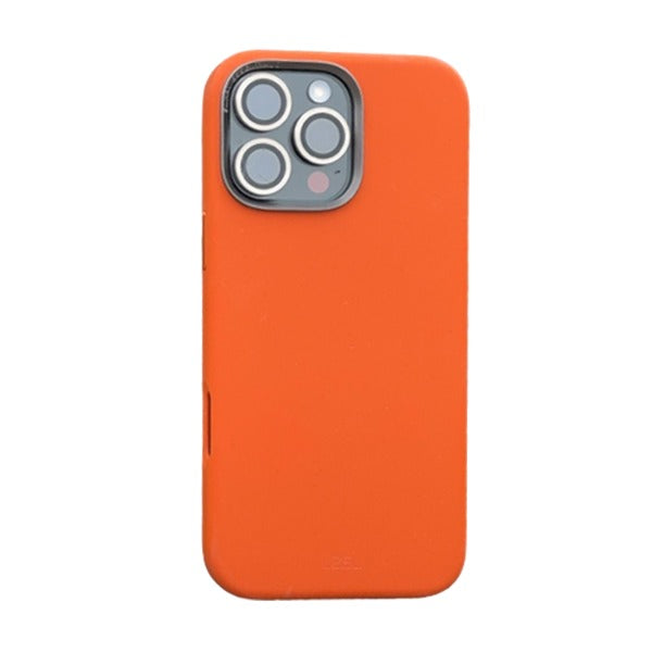 LZEL iPhone 16 Pro Primeshield Silicone Case | Dark Orange (Caramel)