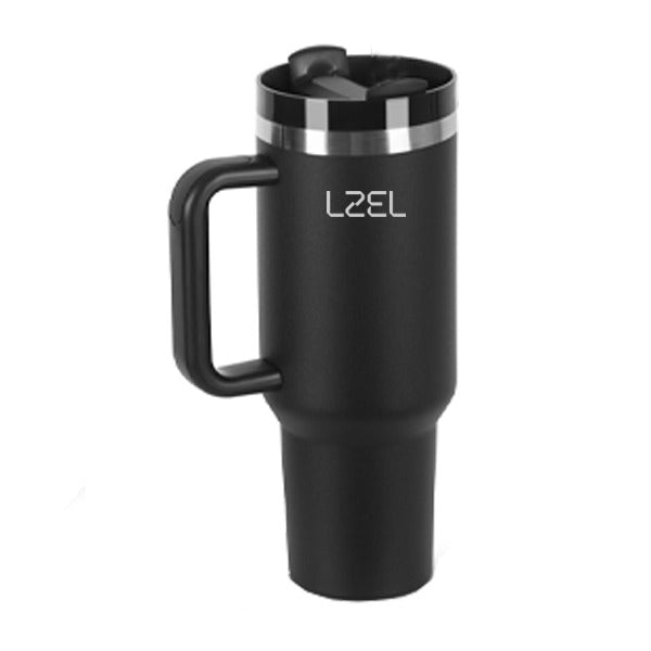 LZEL Tumbler With Handle 800ML Aqua Pure Vacuum Insulated Black