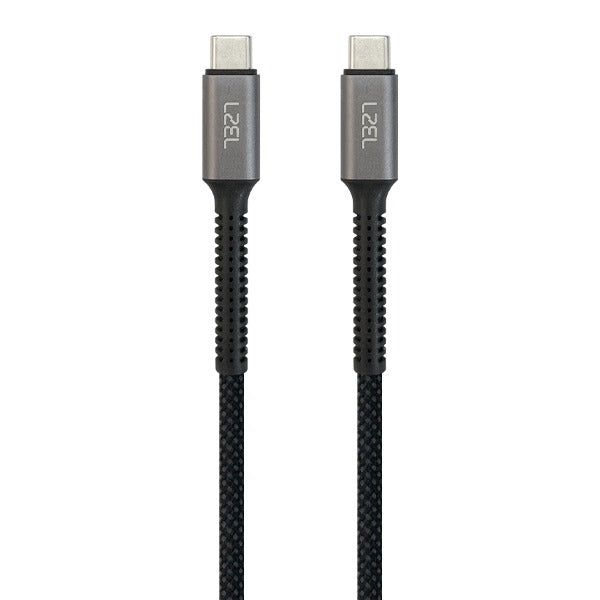 LZEL Celeris Power N Fabric Braided 240w USB-C to USB-C Cable 1.2m | Black