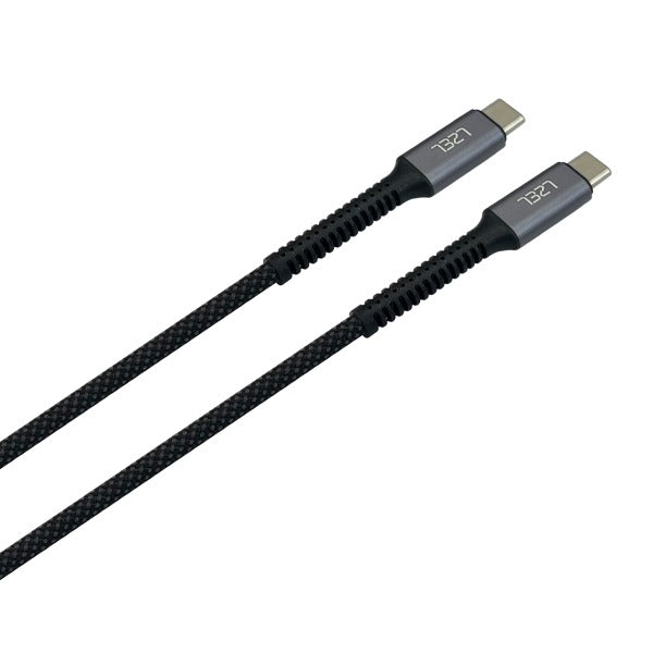 LZEL Celeris Power N Fabric Braided 240w USB-C to USB-C Cable 1.2m | Black