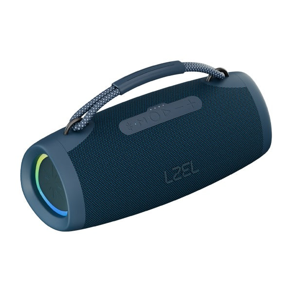 LZEL Aquilasonus Pro Portable Waterproof Bluetooth Speaker With RGB Lights | Blue