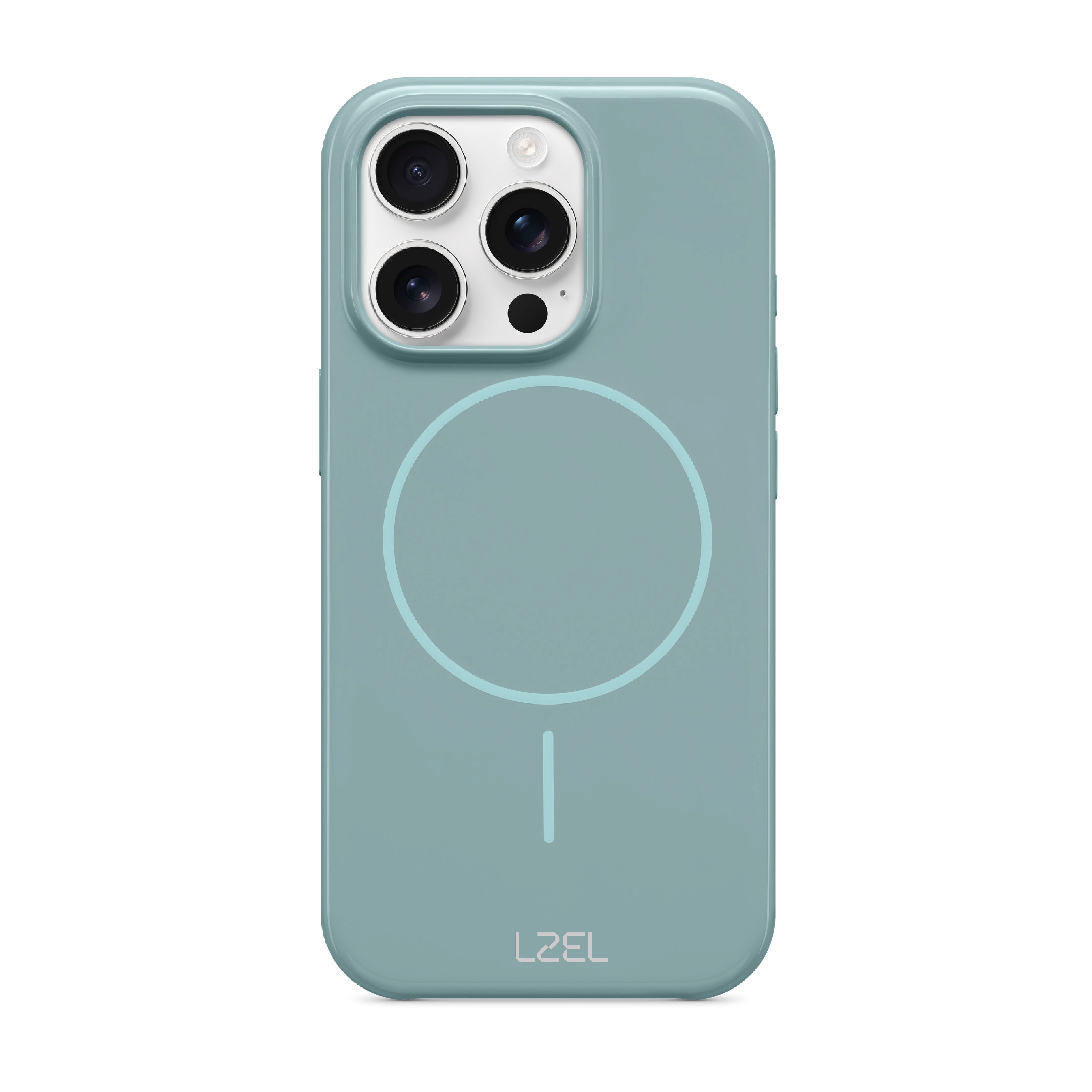 LZEL PrimeMag iPhone 16 Pro Liquid Silicone Case With MagSafe |Riptide Blue